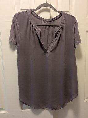 Split-Neck Blouse - Soho Soft Shirt